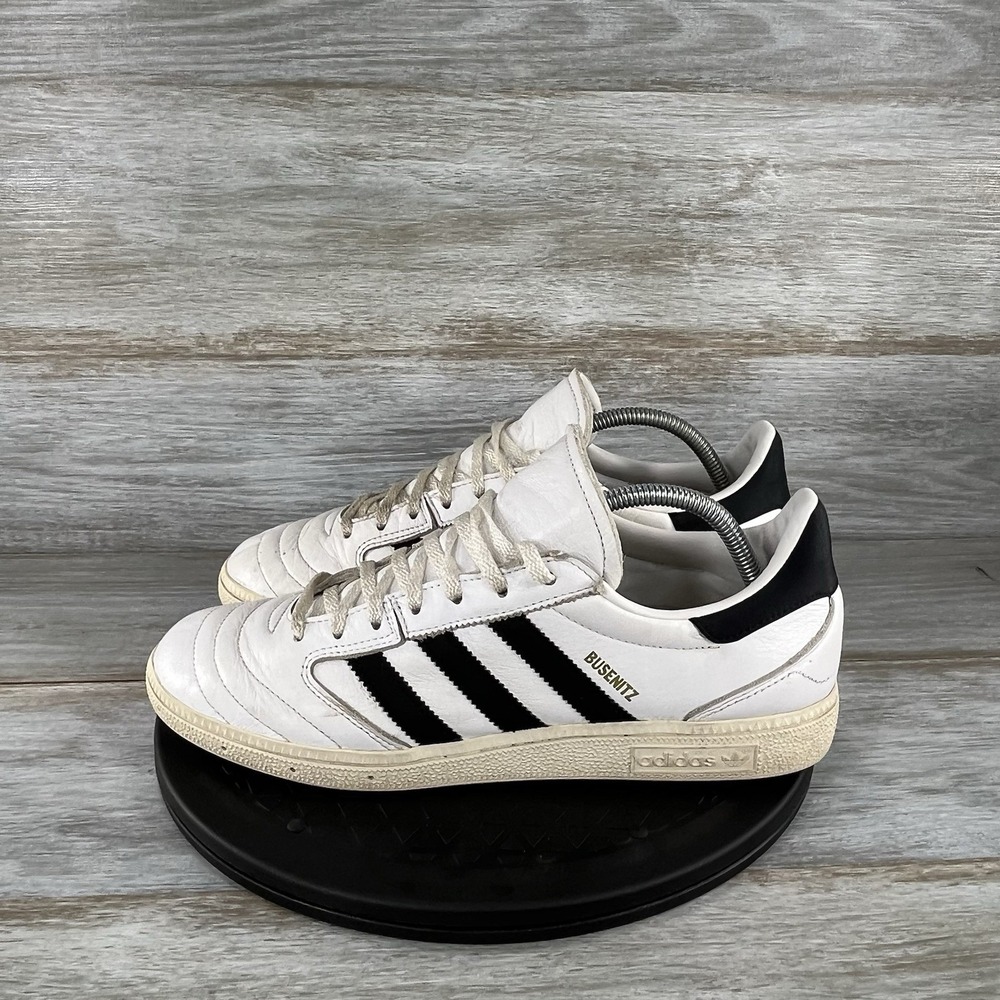 Vintage Adidas Men's Busenitz White Leather Skate Sneakers Size 10